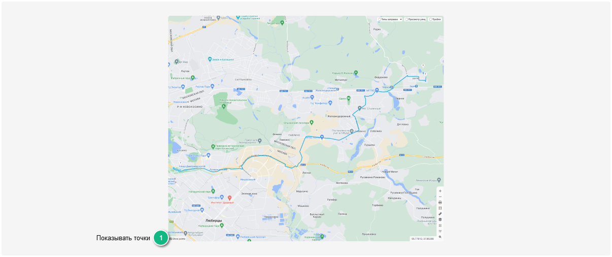 Создание и привязка маршрута к объекту