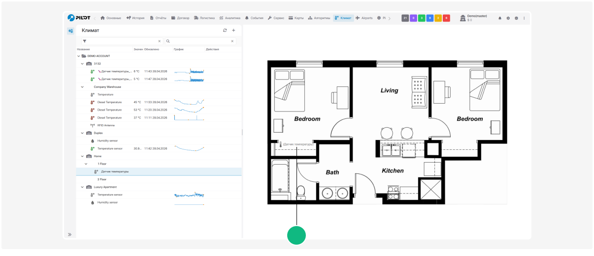 Как работать с модулем «Климат»