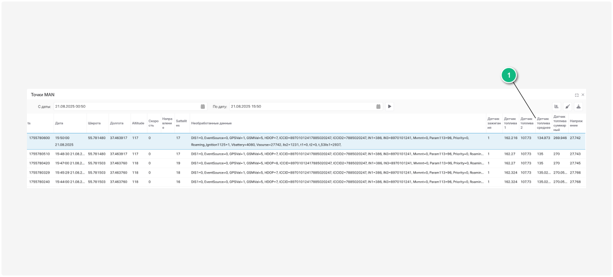 Обработчики датчиков