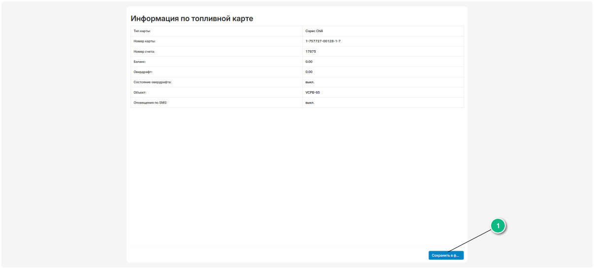 Топливные карты